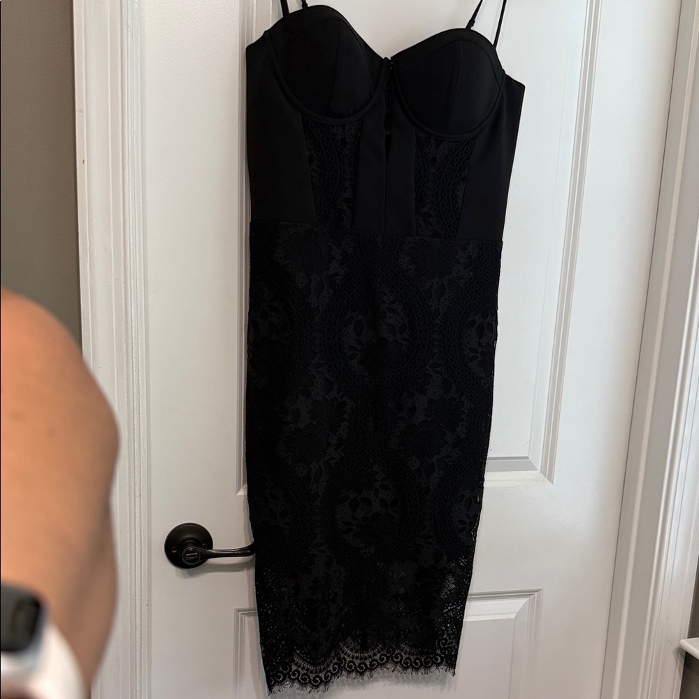 bebe Black  Lace Dress
